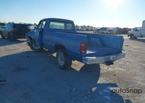 1991 Dodge D-Series D150 z USA, uszkodzony, nr VIN 1B7GE16Y1MS217408